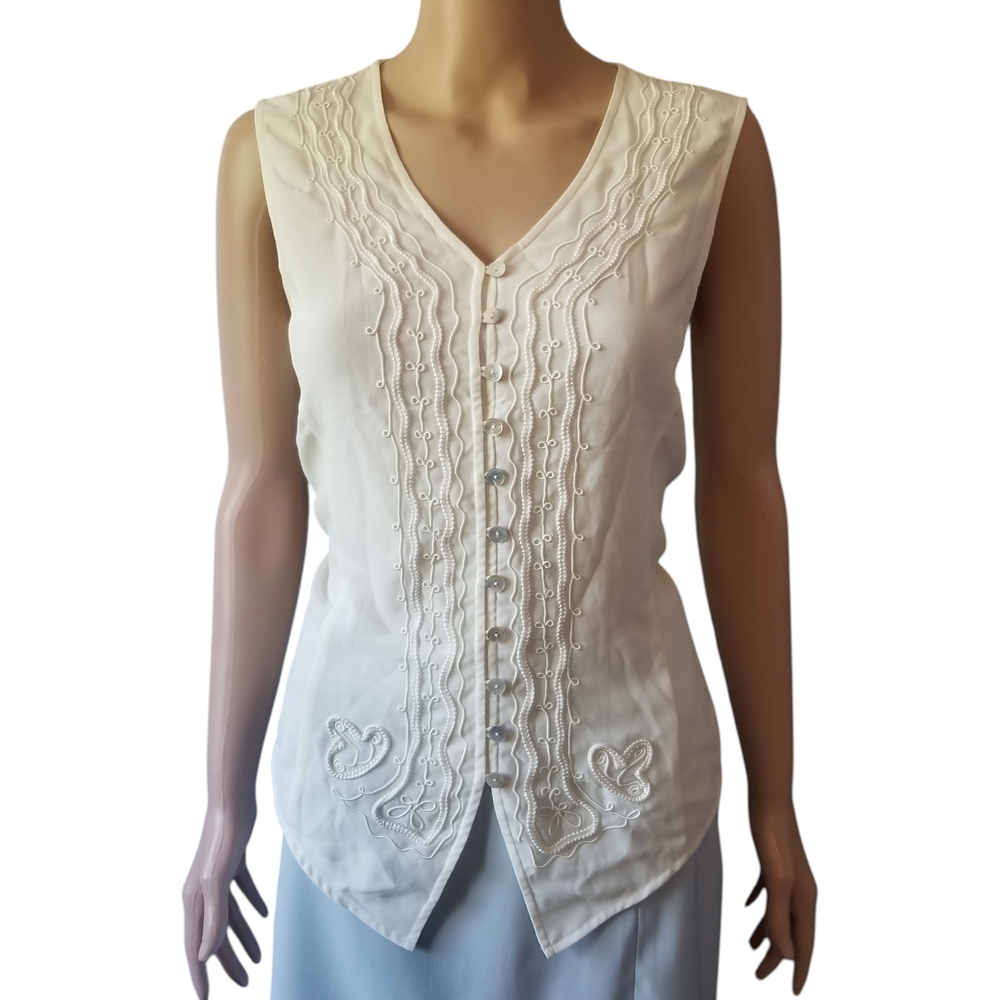 Vintage Como Beaded Vest